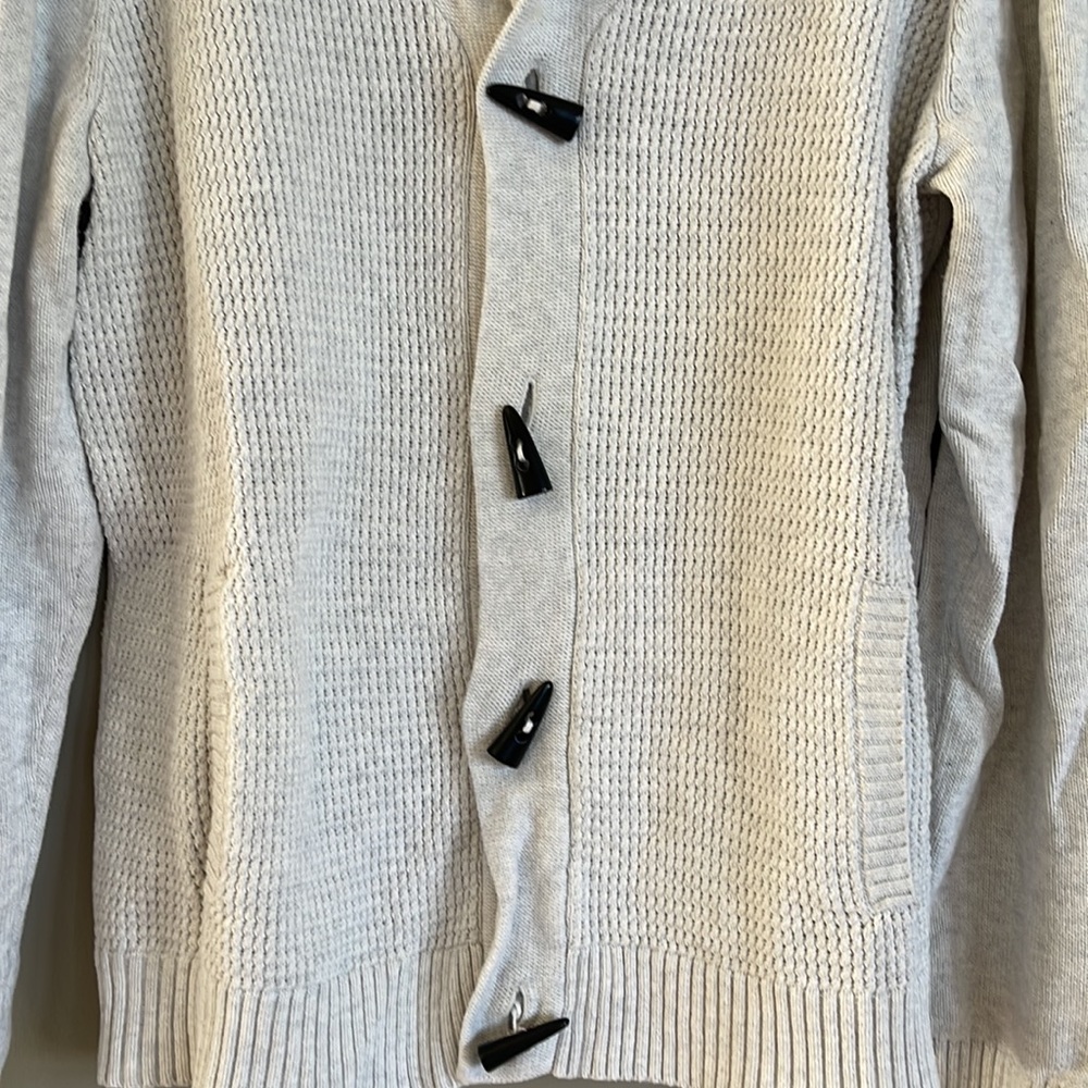 Express Mens button up Sweater - Picture 3 of 5